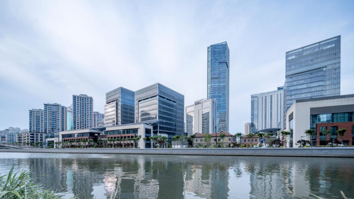 宝矿洲际商务中心外立面实景